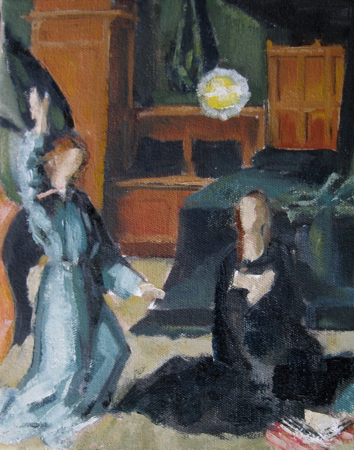 Annunciation after David by Michelle Arnold Paine