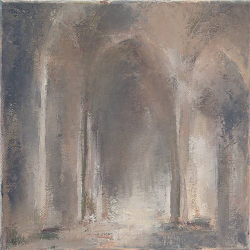 Fede I, Oil on Canvas, 12x12, Architecture, Price $600