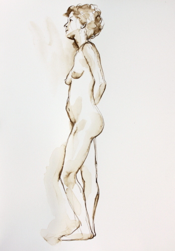 figurative,10x7,price $125,pen and ink