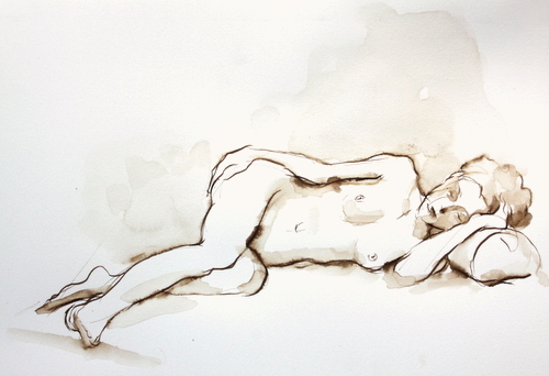 figurative,10x7,price $125,pen and ink