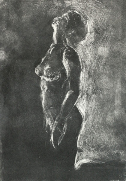 expressive nude monotype spirituality
