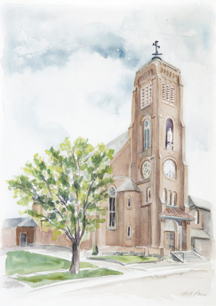 St Joseph Maumee Watercolor
